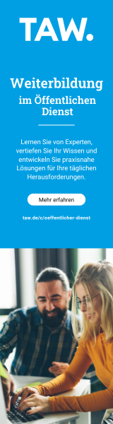 Banner TAW Weiterbildung im Öffentlichen Dienst